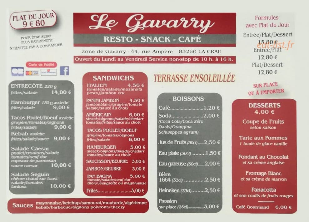 Le Gavarry — carte page 1