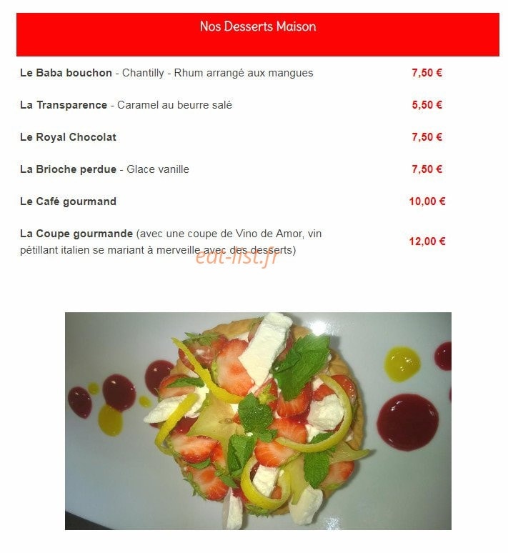 Le Patio — carte page 5