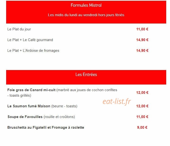 Le Patio — carte page 2