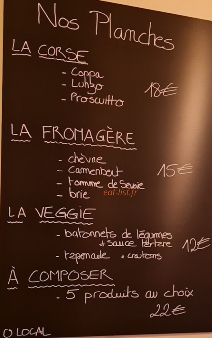 Ô Local — carte page 2