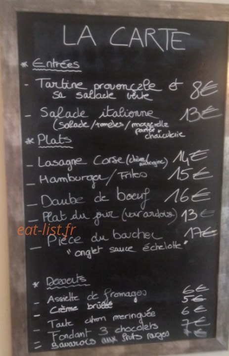 Ô Local — carte page 1