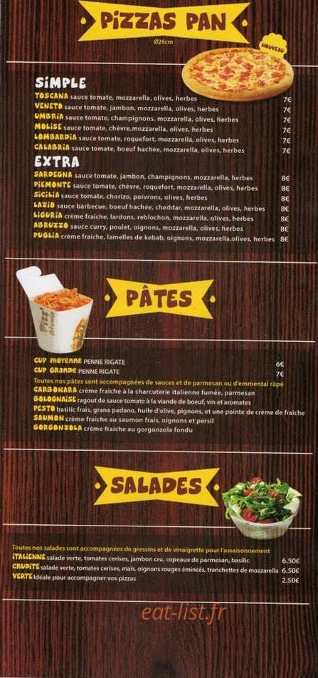 Pizz'Atomic — carte page 3