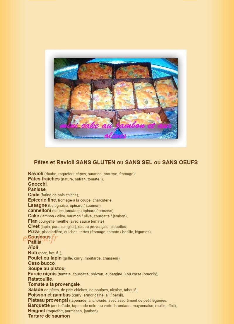 Aux Quatre Epis — carte page 3