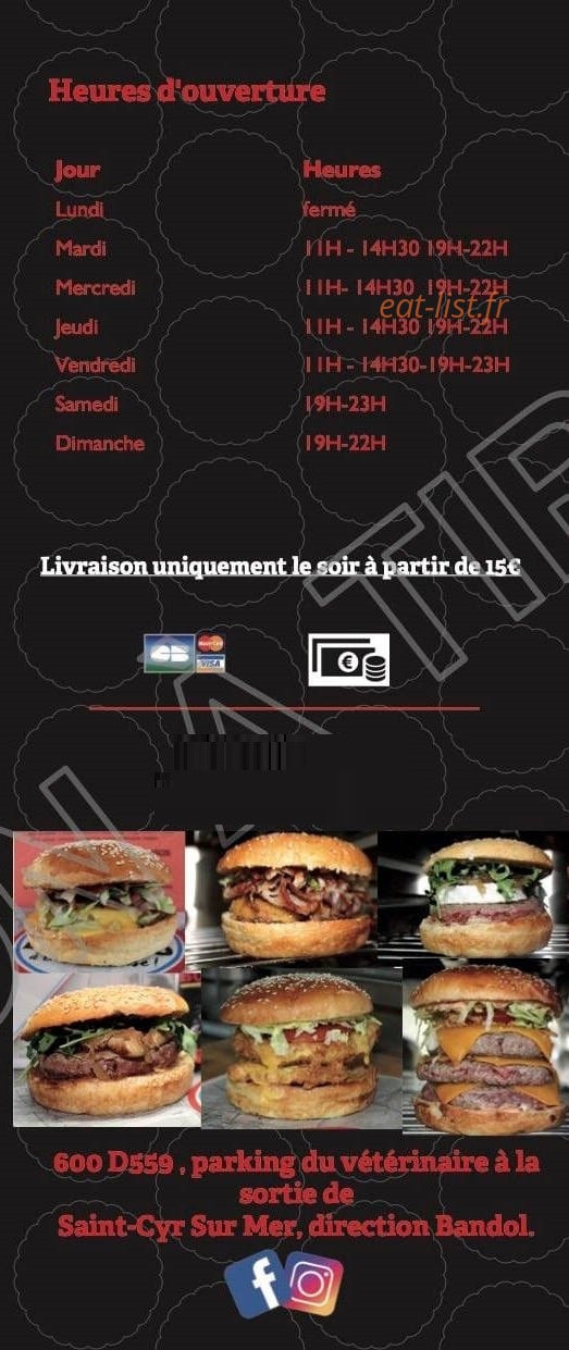 Burgers Twister — carte page 6