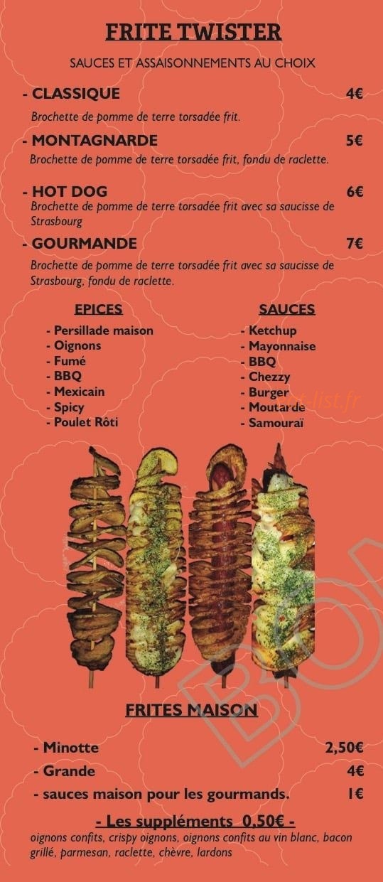 Burgers Twister — carte page 2