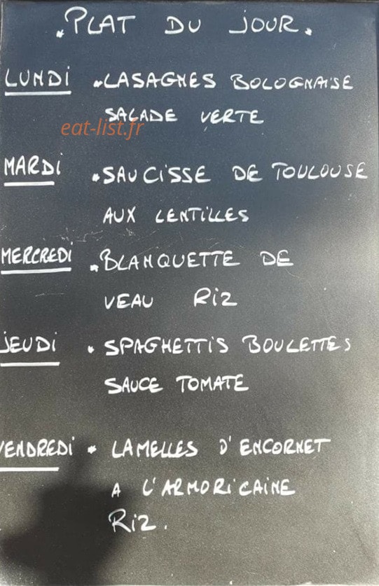Café de la Liberté — carte page 1