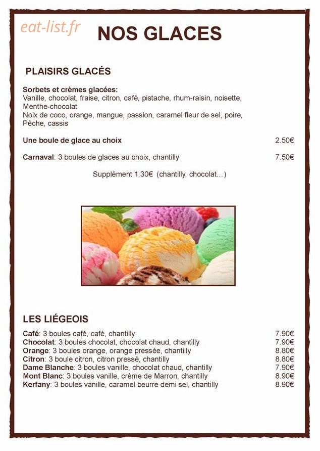 Creperie du Hameau — carte page 5