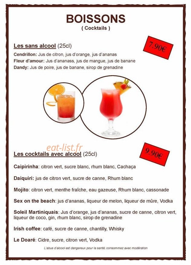 Creperie du Hameau — carte page 7