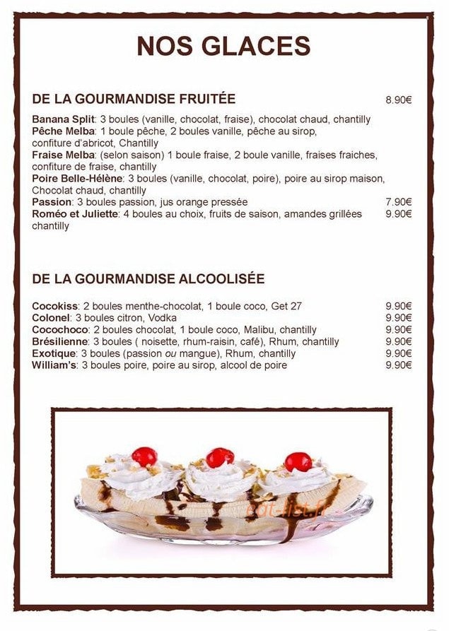 Creperie du Hameau — carte page 6