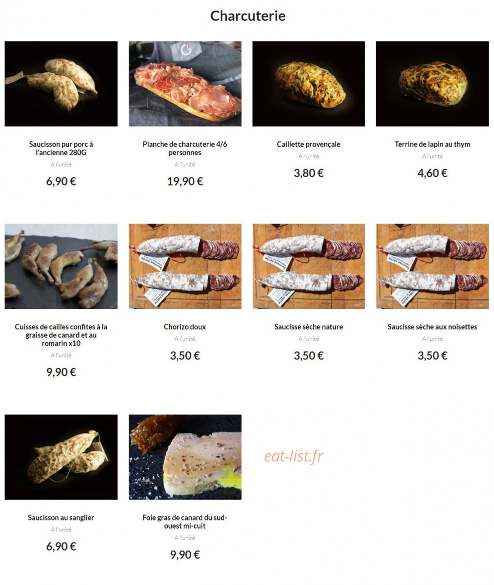 Gekko Gourmet — carte page 6