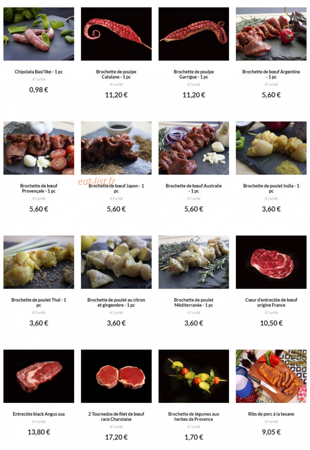 Gekko Gourmet — carte page 2