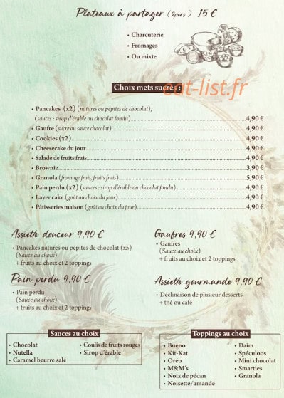 Good Mama — carte page 2