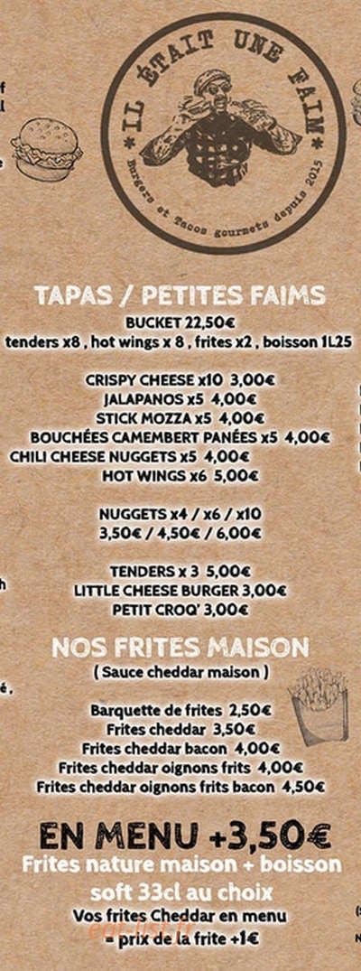 Il était une faim — carte page 1