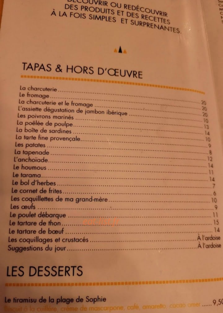 La barque de Sophie — carte page 1