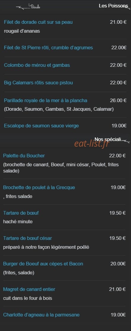 La Patouille — carte page 2