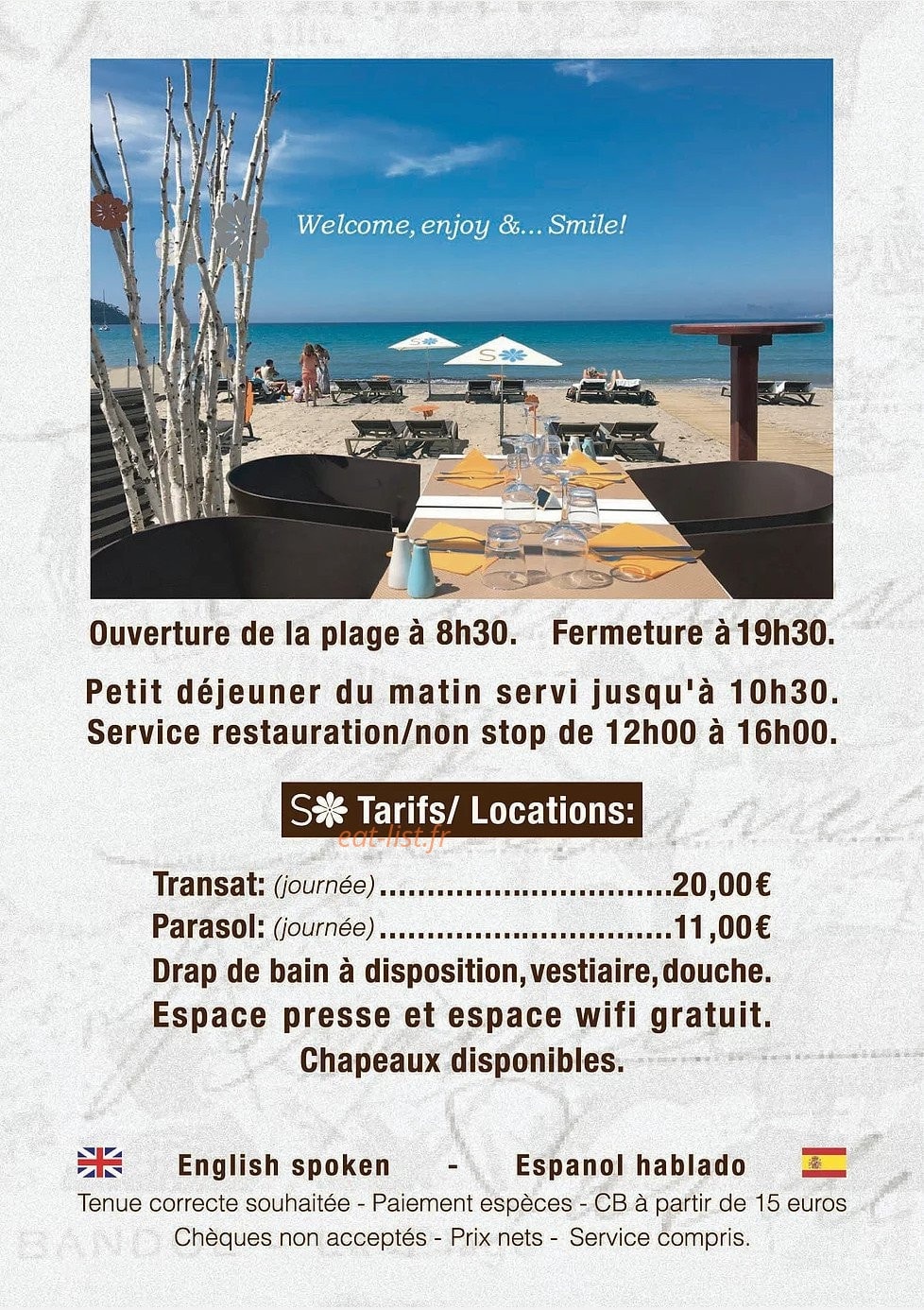La plage de Sophie — carte page 8