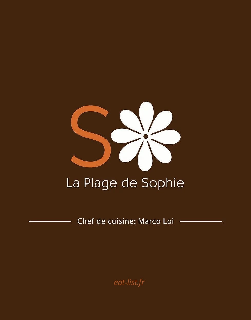 La plage de Sophie — carte page 1