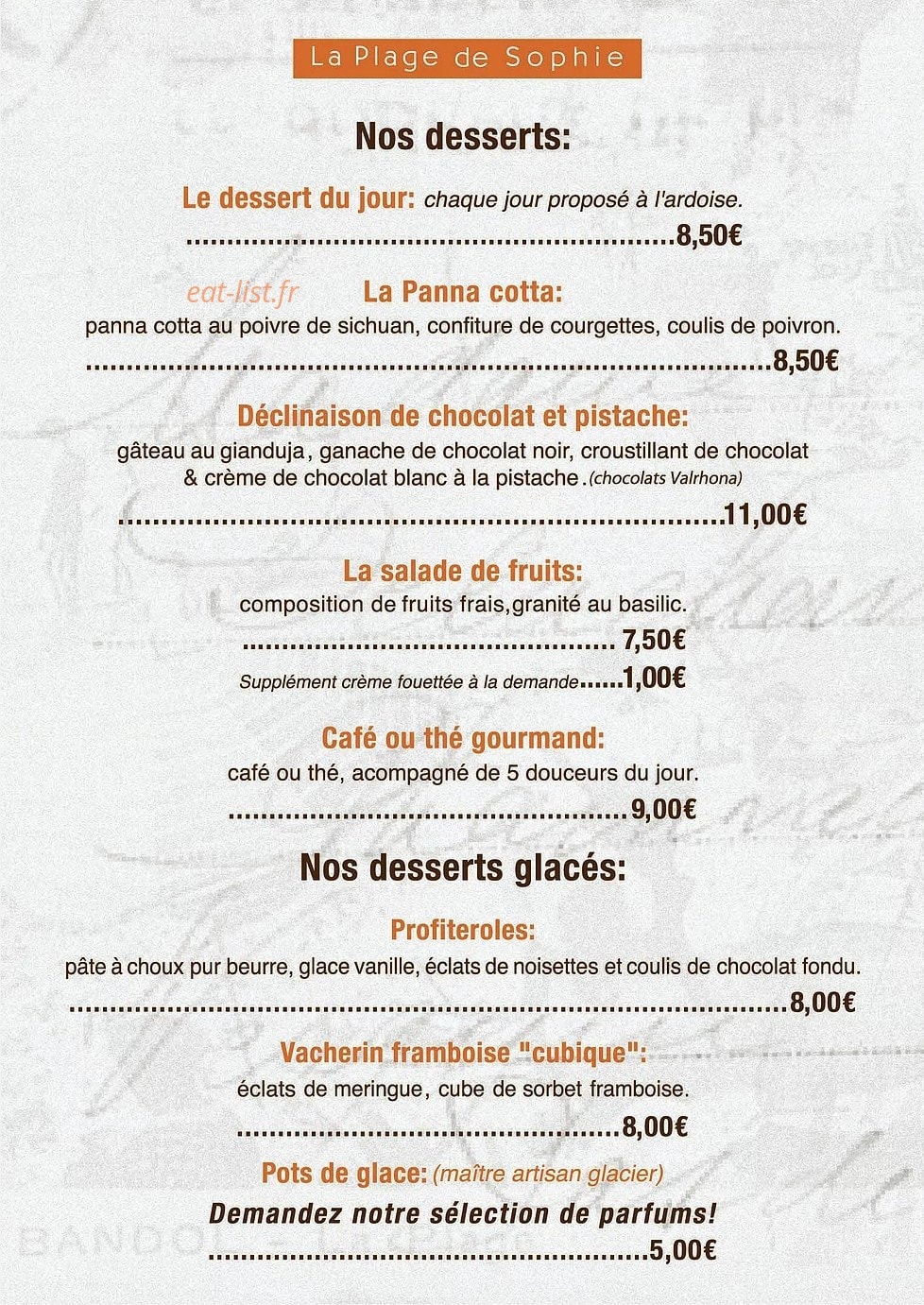 La plage de Sophie — carte page 4