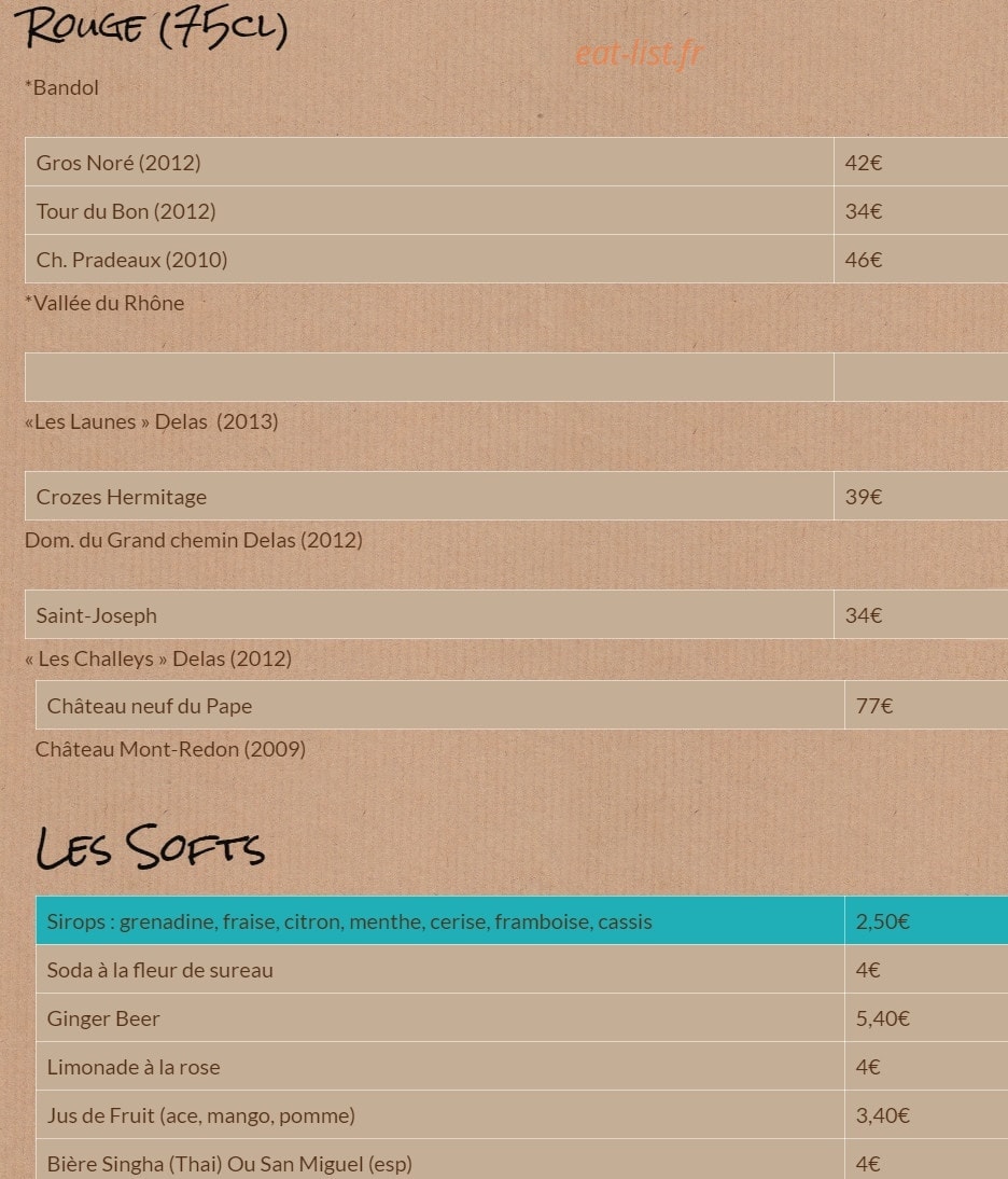 La Tête Ailleurs — carte page 4