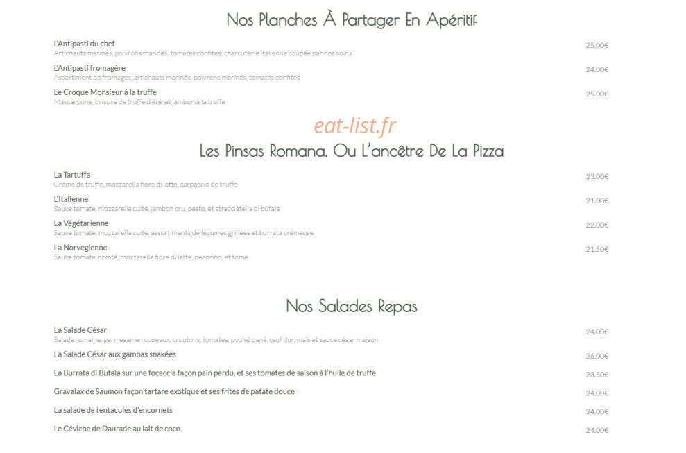 Le 10 Plage — carte page 6