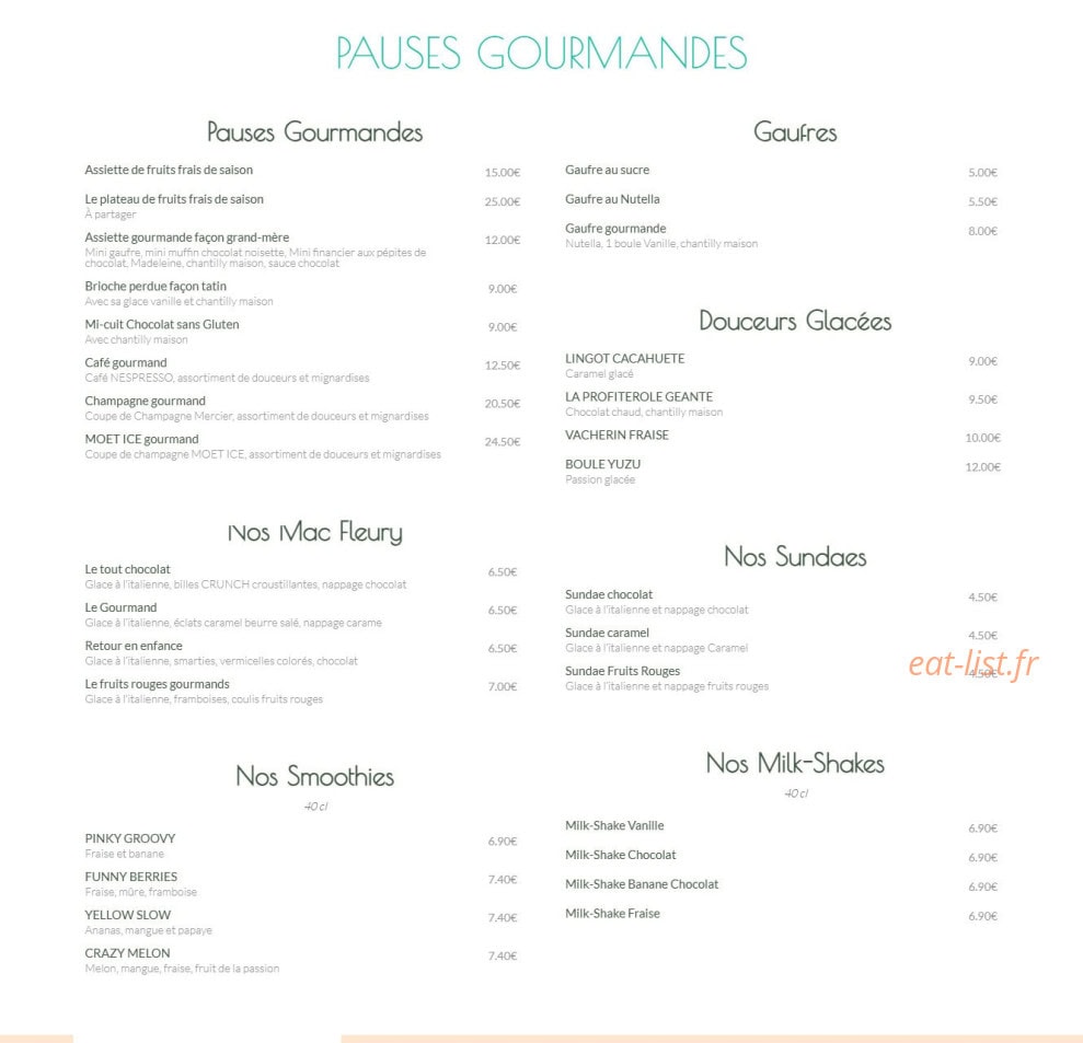 Le 10 Plage — carte page 2