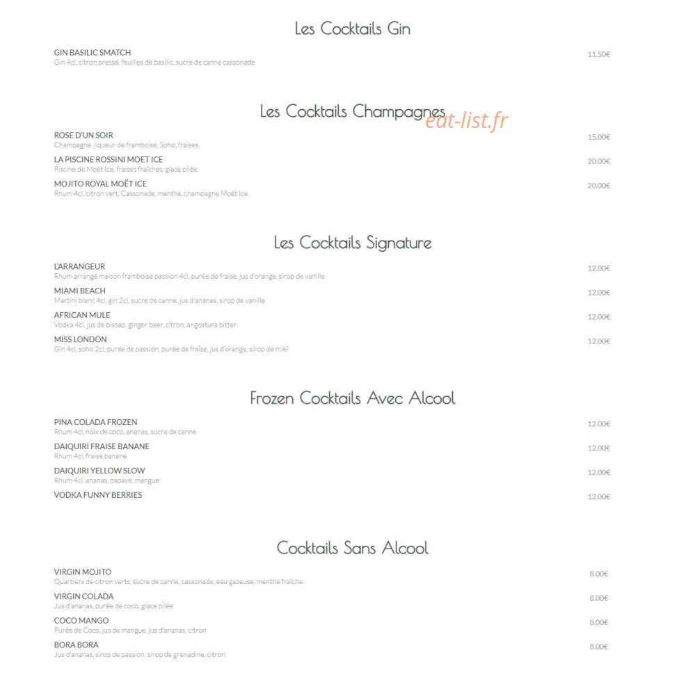 Le 10 Plage — carte page 8