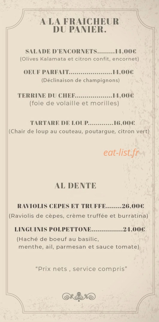 Le Clou du Zèbre — carte page 2