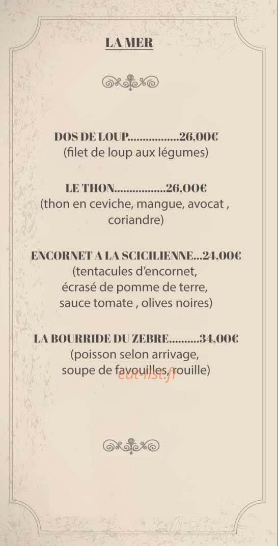 Le Clou du Zèbre — carte page 3