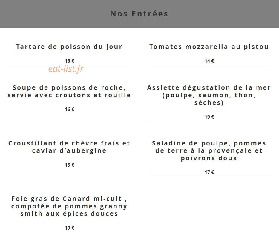 Le grain de sable — carte page 1