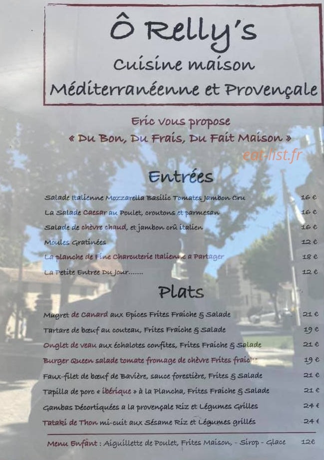 Ô Rellys — carte page 1