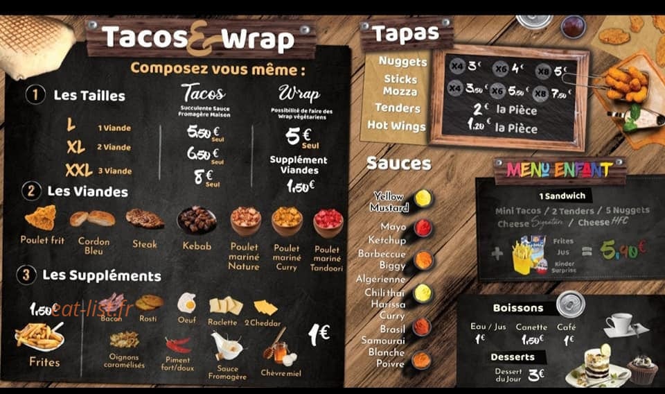 Captain Foody — carte page 2