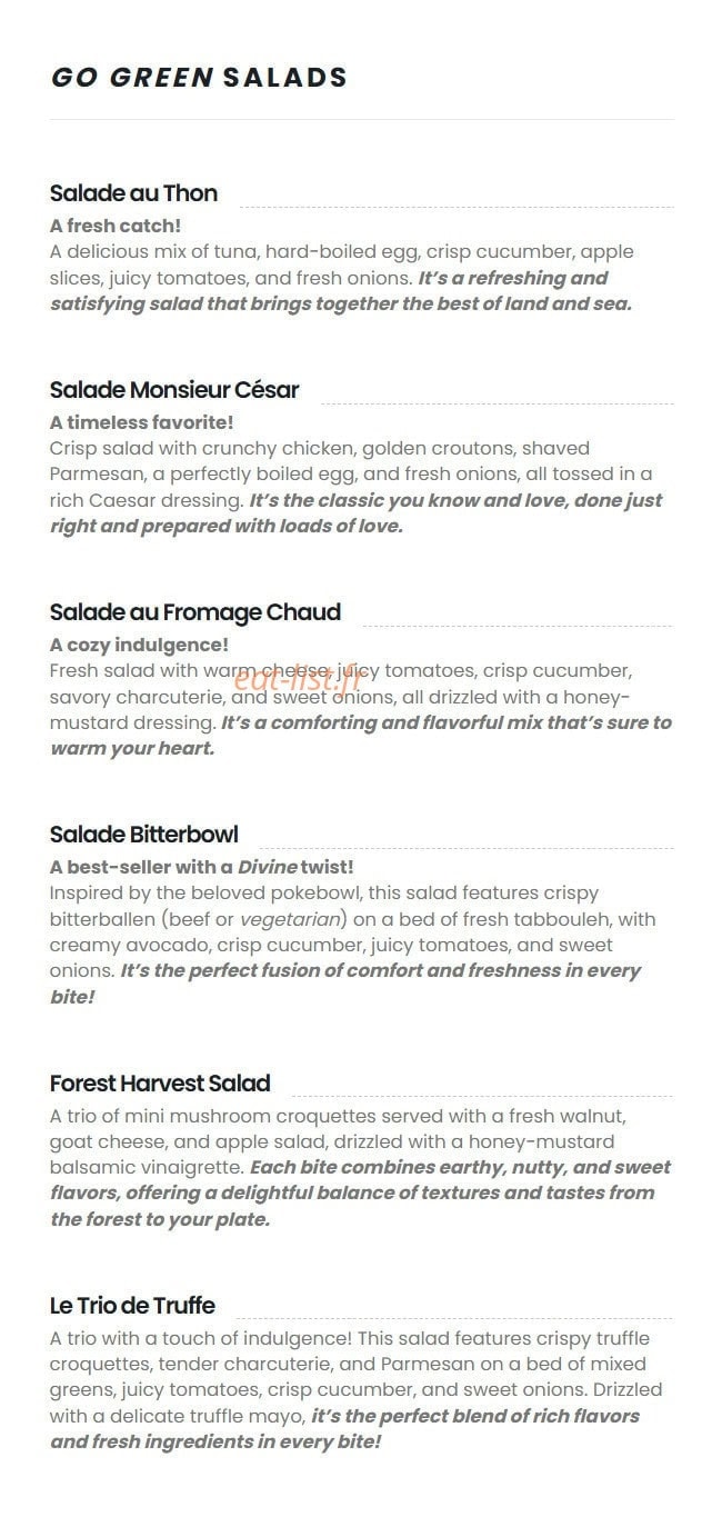 Dutch & Divine — carte page 4