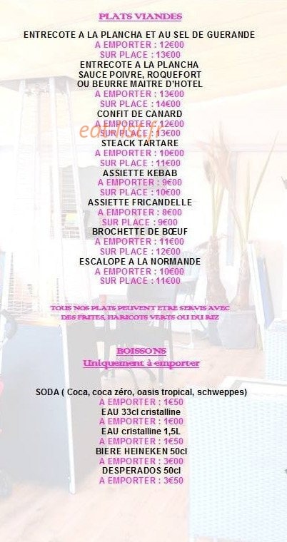 L open bar — carte page 3