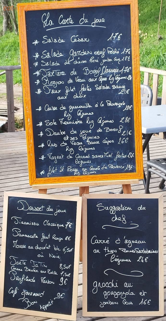 Le Garden Party — carte page 1