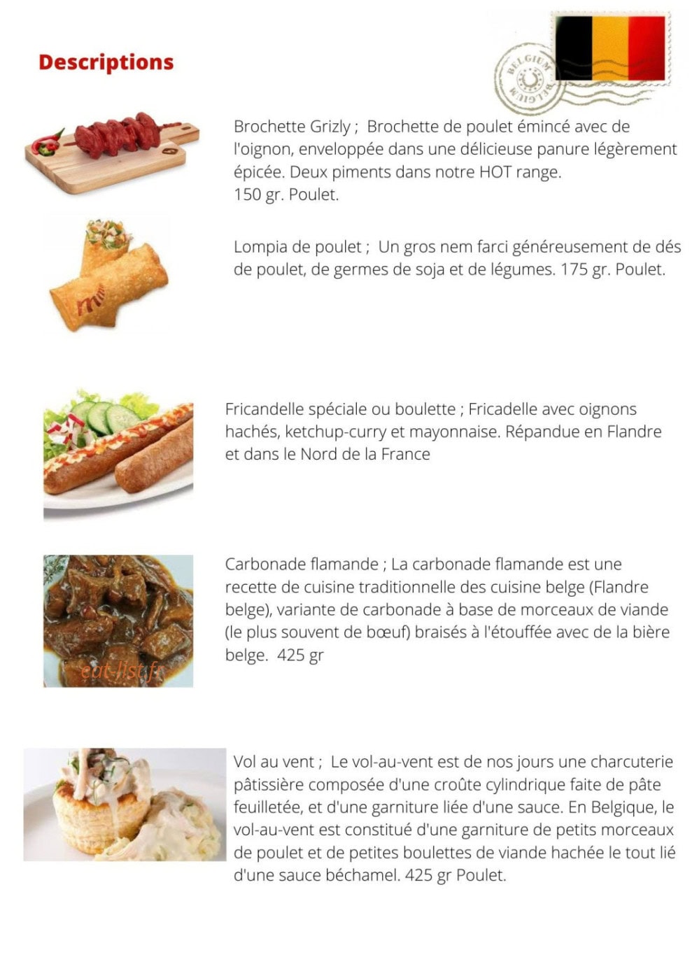 Le Jennie's — carte page 10