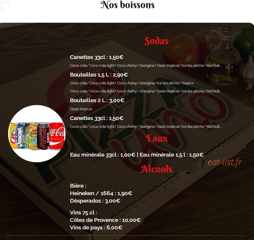 Pizza Uno — carte page 7