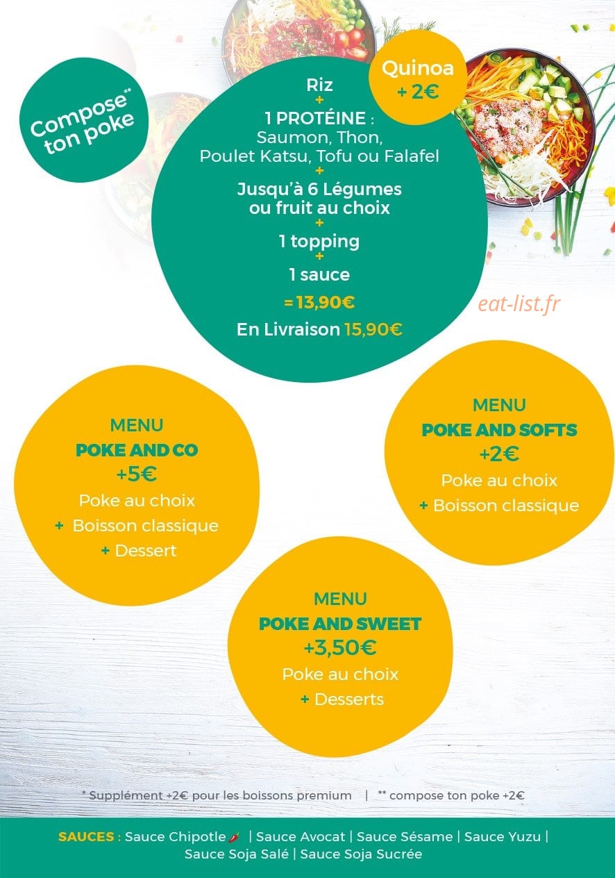 Poke & Co — carte page 2