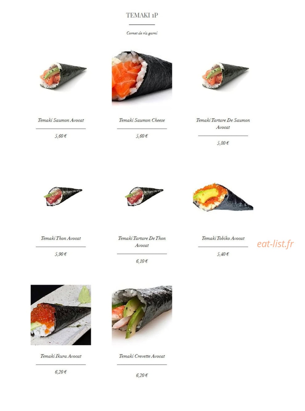 Tsushi — carte page 24