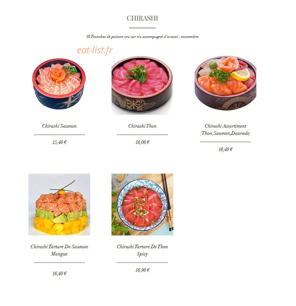 Tsushi — carte page 28