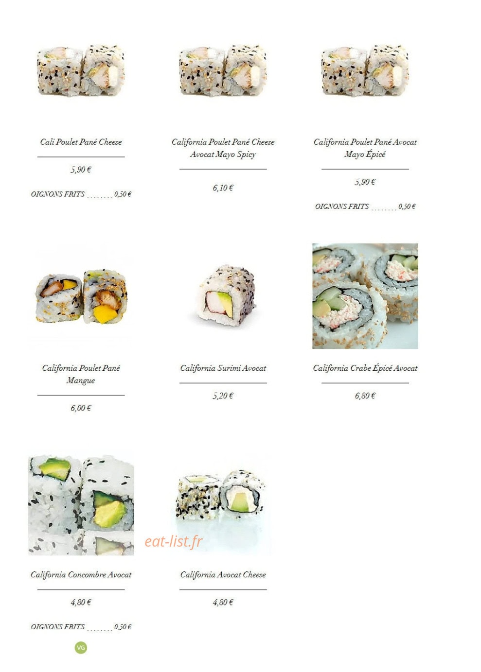 Tsushi — carte page 21