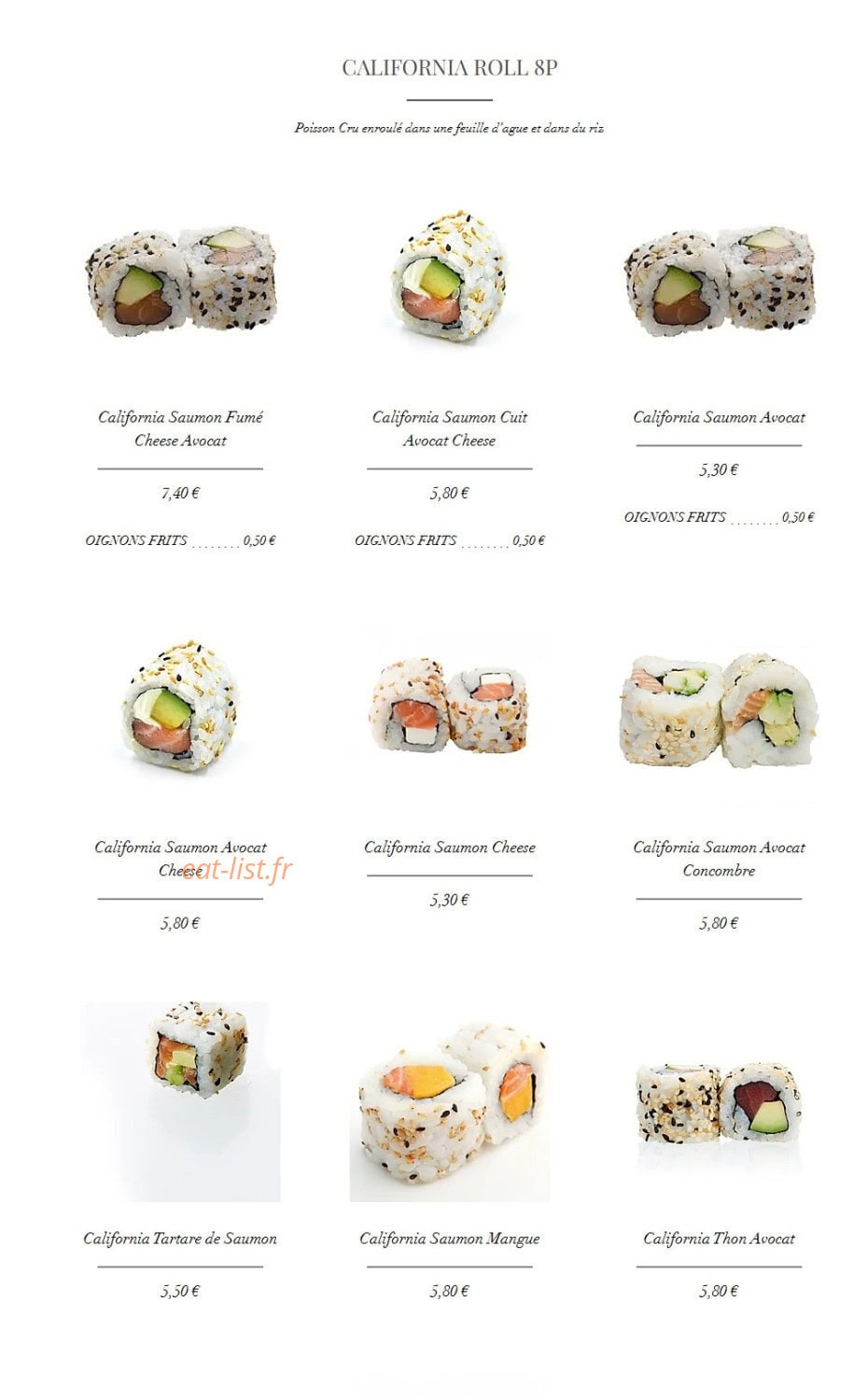 Tsushi — carte page 19