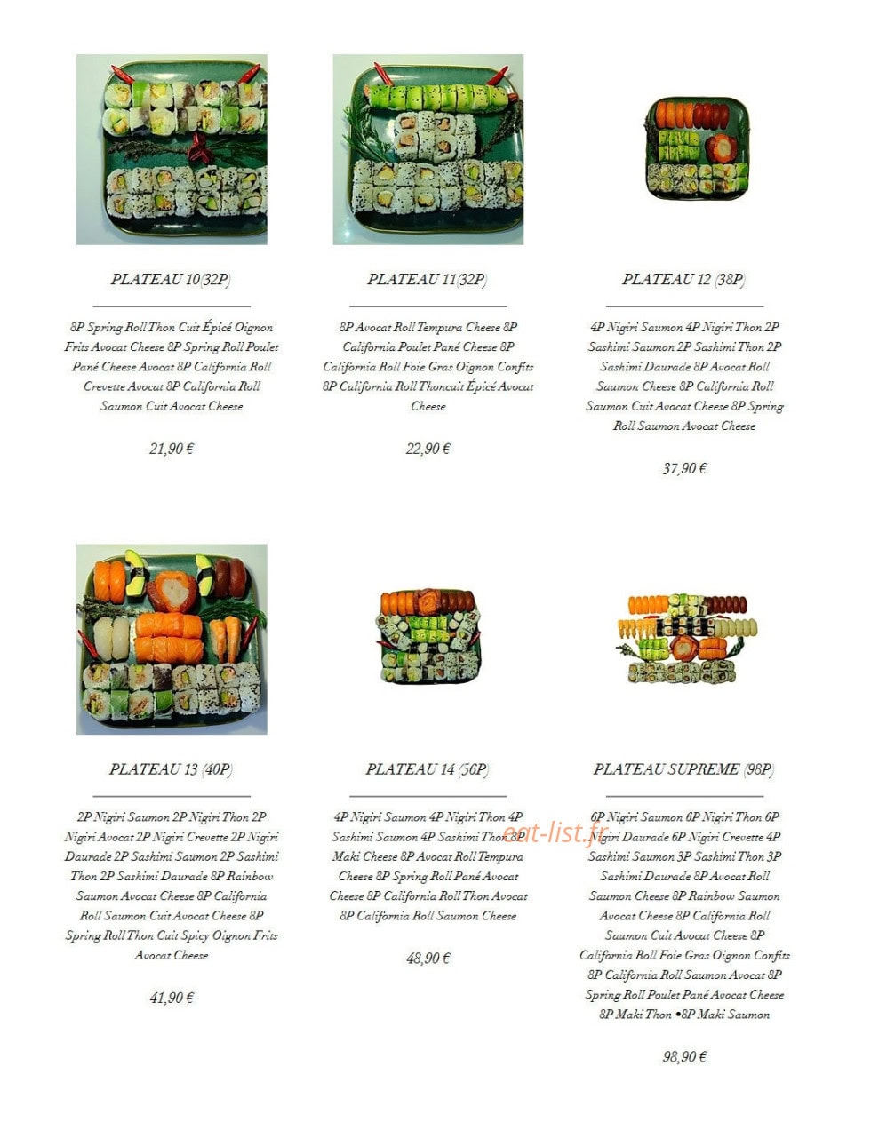 Tsushi — carte page 4