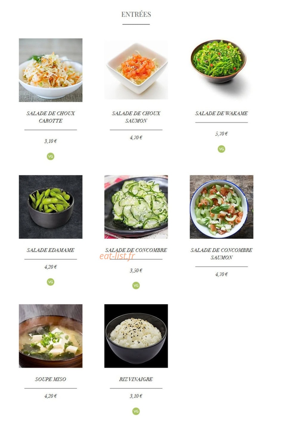 Tsushi — carte page 8