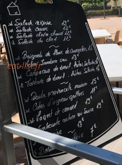 Cafe des Sports — carte page 1