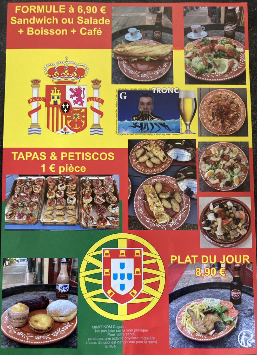 Comptoir ibérique — carte page 1
