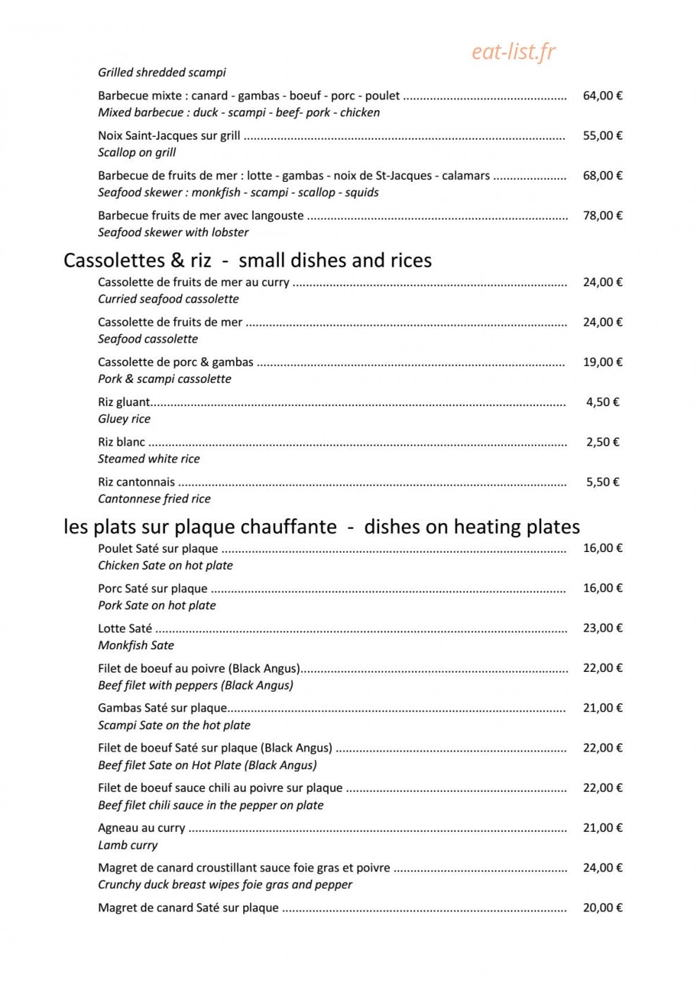 Jardin impérial — carte page 7