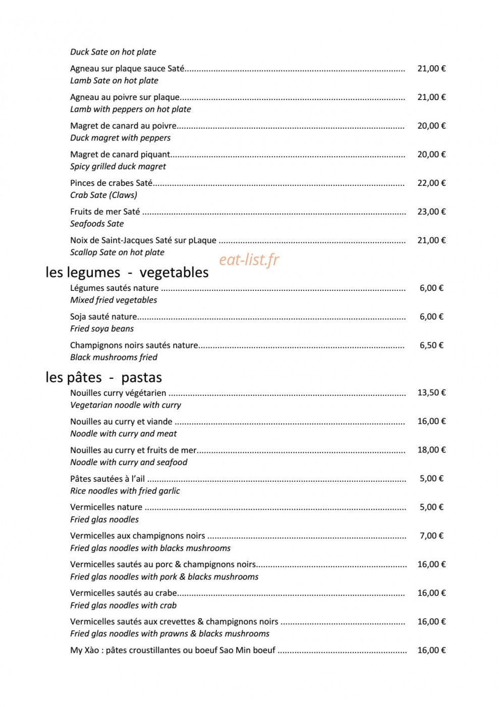 Jardin impérial — carte page 8