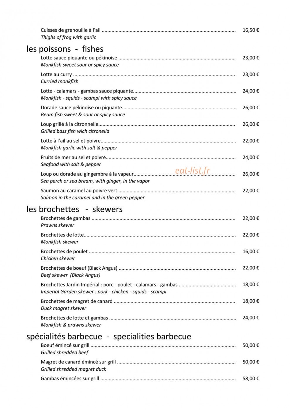 Jardin impérial — carte page 6