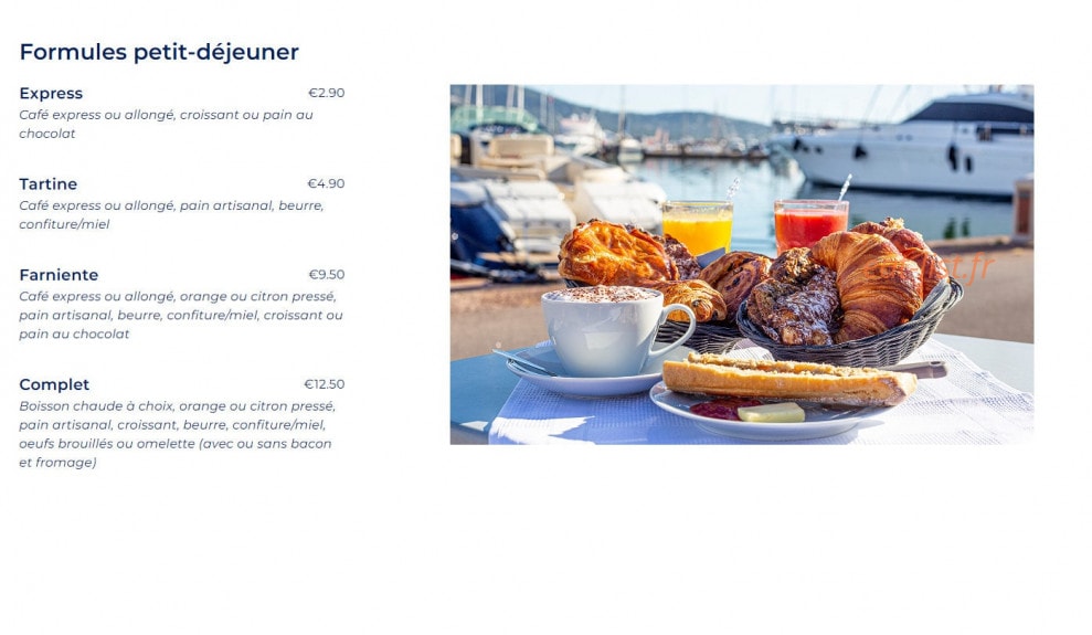 Le Comptoir des Marines — carte page 3