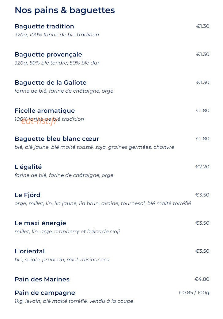 Le Comptoir des Marines — carte page 1